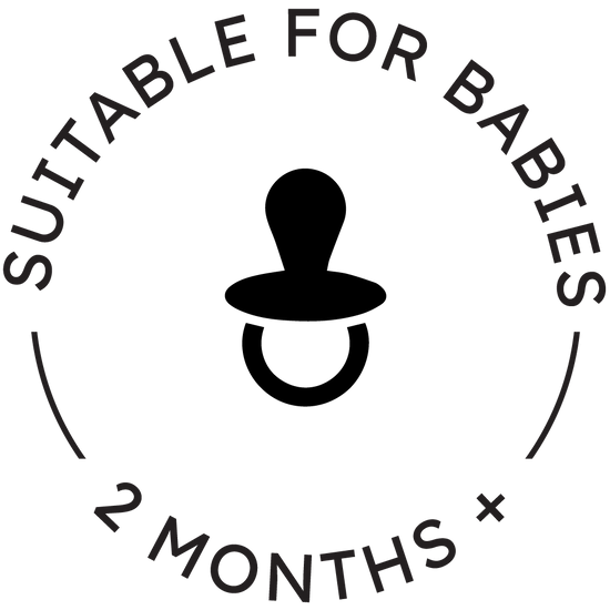 suitable for babies 2 months and up